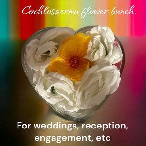 Scent & Gems, Cochlospermu Flower Bunch Dish